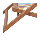 Folding Beach Chair Fabric And Wooden Frame