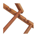 Fabric And Wooden Frame Folding Beach Chair