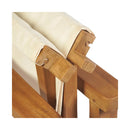 Folding Directors Chair Solid Teak Wood