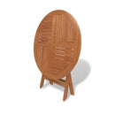 Folding Garden Table 85 X 76 Cm Solid Teak Wood
