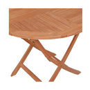 Folding Garden Table 85 X 76 Cm Solid Teak Wood