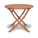 Folding Garden Table 85 X 76 Cm Solid Teak Wood