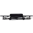 Folding Manicure Nail Table with Castors - Black