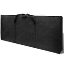 Folding Manicure Nail Table with Castors - Black