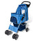 Folding Pet Stroller Travel Carrier For Dog / Cat - Blue