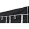 Folding Wardrobe - Black (Set of 2)