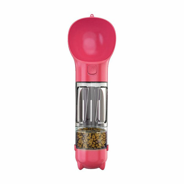 4 In 1 Pet Scooper And Feeder Pink