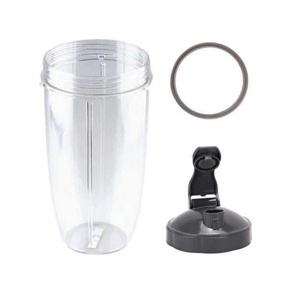 For Nutribullet Colossal Large Cup With Fliptop Lid And Grey Seal