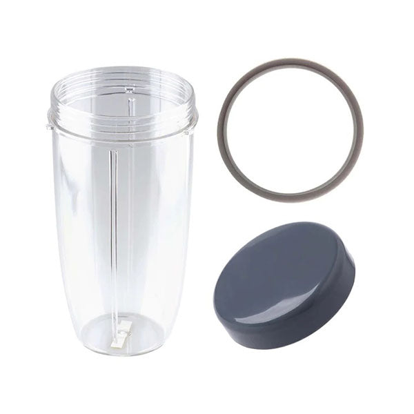 For Nutribullet Colossal Large Cup With Stay Fresh Lid And Grey Seal