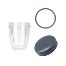 For Nutribullet Short Cup With Stay Fresh Lid And Grey Seal