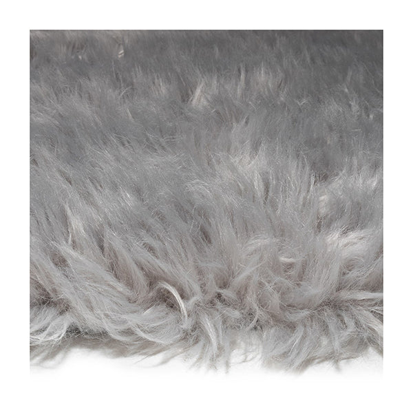 Foxy Silver Grey Shag Rug 160Cm X 230Cm