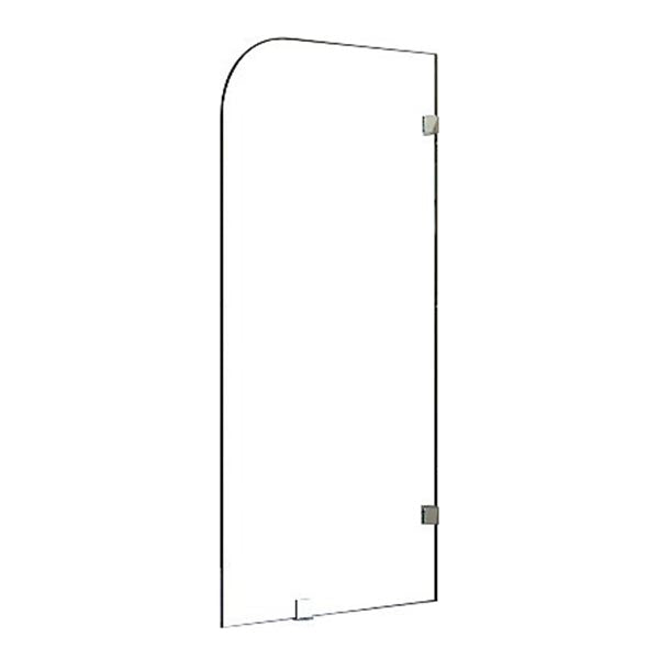 Frameless 10mm Glass Shower Screen 700x1450mm