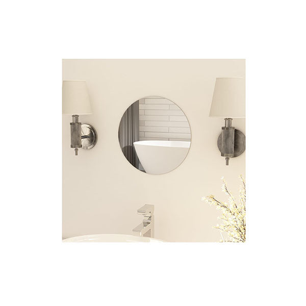 Frameless Mirror Round 30 Cm Glass