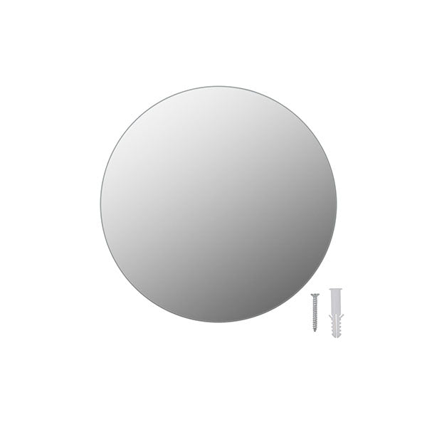 Frameless Mirror Round 30 Cm Glass