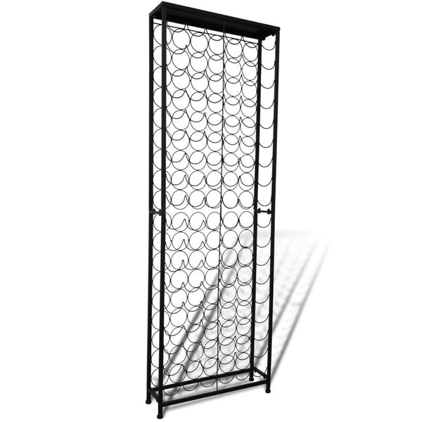 Free Standing Metal Wine Rack for 108 Bottles
