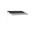 Freestanding Manual Retractable Awning 300 X 250 Cm Anthracite