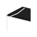 Freestanding Manual Retractable Awning 300 X 250 Cm Anthracite