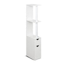 Freestanding Bathroom Storage Cabinet - White