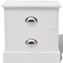 French Bedside Cabinets (2 Pcs) - White