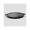 43Cm Round Ribbed Cast Iron Frying Pan With Handle