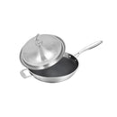 34Cm Frying Pan Non Stick Skillet With Helper Handle And Lid