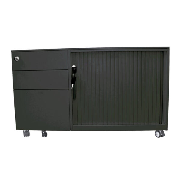 Fully Lockable Mobile Caddy Left Black – Simply Wholesale