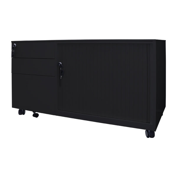 Fully Lockable Mobile Caddy Left Black – Simply Wholesale