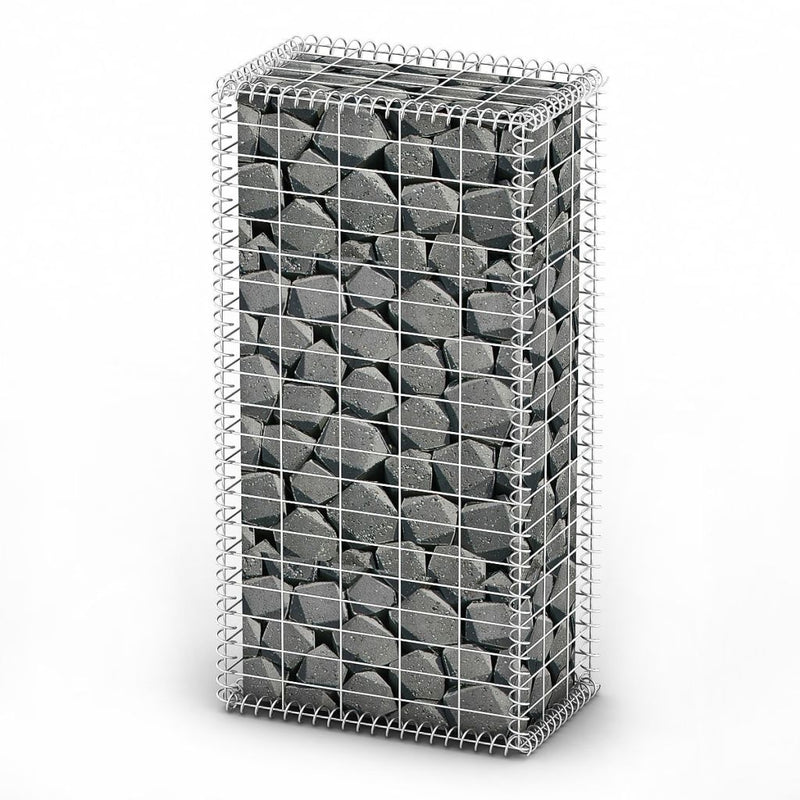 Gabion Basket Wall with Lids 100cm x 50cm x 30cm