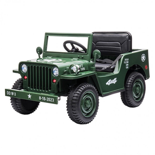 Go Skitz Major 12v Electric Electric Ride On Army Green