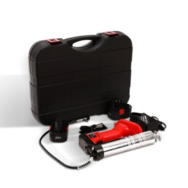 20V Rechargeable Cordless Grease Gun - Red