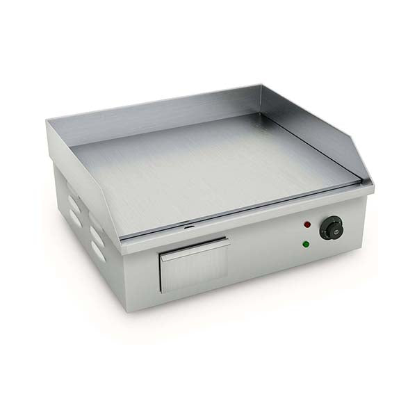 Soga Electric Stainless Steel Flat Griddle Grill 2200W 56X48X23Cm