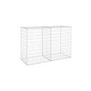 Gabion Wall With Covers Galvanised Steel 150 X 60 X 100 Cm