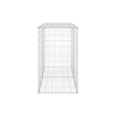 Gabion Wall With Covers Galvanised Steel 150 X 60 X 100 Cm