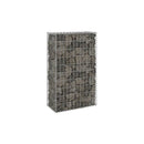 Gabion Wall With Covers Galvanised Steel 60 X 30 X 100 Cm