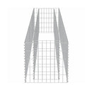 Gabion Planter Galvanised Steel 270 X 50 X 50 Cm