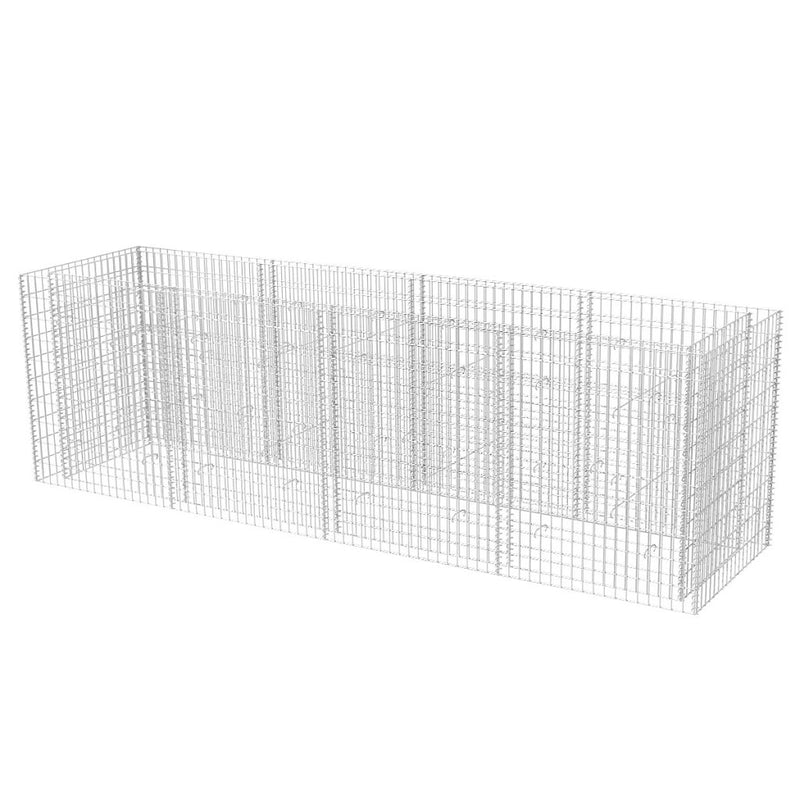 Gabion Planter Steel 360 x 90 x 100 Cm