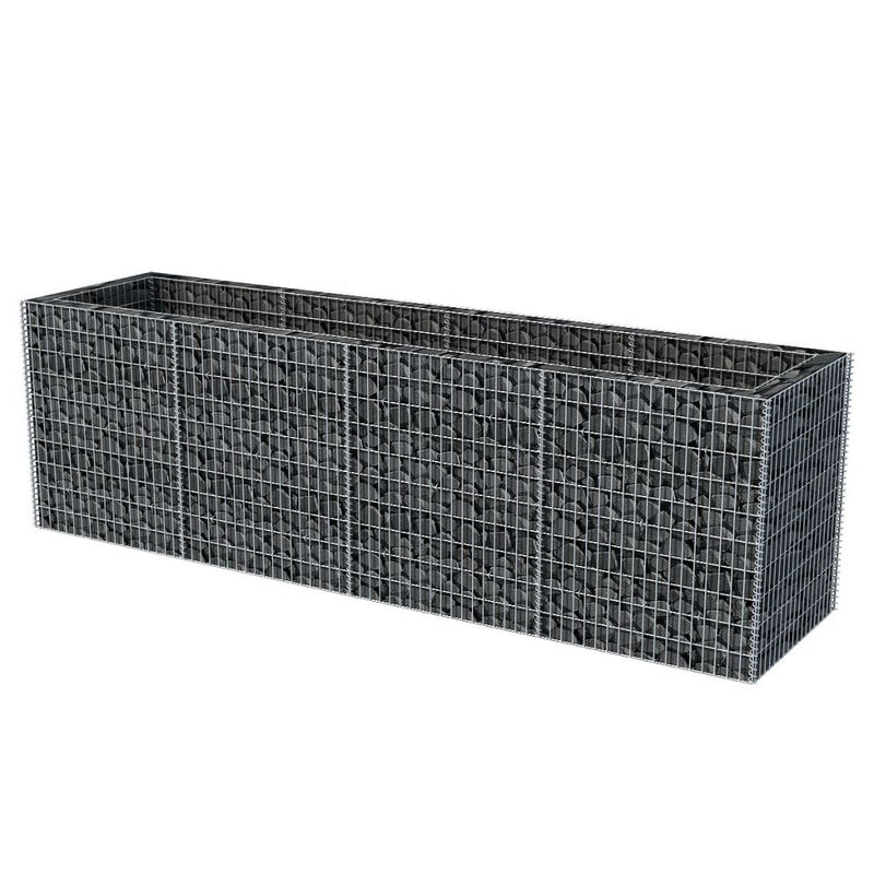 Gabion Planter Steel 360 x 90 x 100 Cm