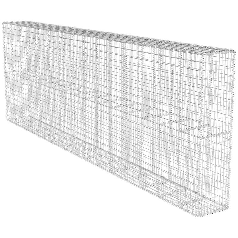 600 x 50 x 200 Cm Gabion Wall With Cover