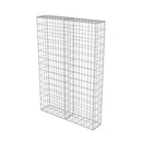 Gabion Wall With Covers Galvanised Steel 100 X 20 X 150 Cm