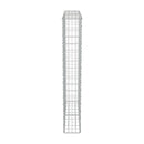 Gabion Wall With Covers Galvanised Steel 100 X 20 X 150 Cm