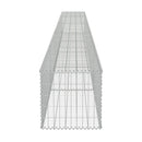 Gabion Wall With Covers Galvanised Steel 600 X 50 X 50 Cm
