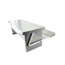 Galvanised Steel Automatic Chicken Feeder Silver