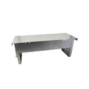 Galvanised Steel Automatic Chicken Feeder Silver