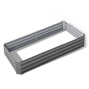 Galvanized Steel Raised Garden Bed 210 x 90 Aluminum