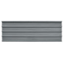 Galvanized Steel Roof Panels (12 Pcs) - Grey