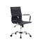 Gaming Office Black Mid Back Chair Computer Desk