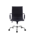 Gaming Office Black Mid Back Chair Computer Desk