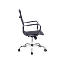 Gaming Office Black Mid Back Chair Computer Desk