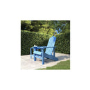 Garden Adirondack Chair Hdpe Aqua Blue