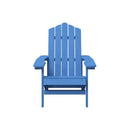 Garden Adirondack Chair Hdpe Aqua Blue